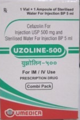 UZOLINE 500 MG INJ
